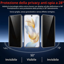 Carica l'immagine nel visualizzatore di Gallery, Privacy Pellicola per Honor 90 5G Vetro Temperato Anti Spy Durezza 9H Vetrino Protettiva Anti-Graffio Senza Bolle Ultra 