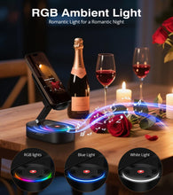 Carica l'immagine nel visualizzatore di Gallery, Jorest Altoparlanti Bluetooth wireless, altoparlante a induzione con supporto per telefono, compatibile con iPhone/Andro