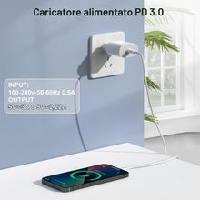 Carica l'immagine nel visualizzatore di Gallery, Caricatore USB C, Presa USB C 20W Ricarica Rapido Spina Type C Carica Adattatore Muro PD Alimentatore USB C per iPhone 1
