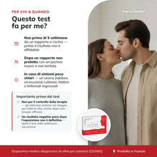 Carica l'immagine nel visualizzatore di Gallery, Test per la Sifilide Patris Health®, Autotest, Rilevamento dell'infezione da Treponema pallidum