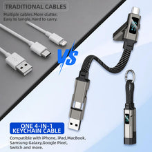 Carica l'immagine nel visualizzatore di Gallery, Dongcill Cavo Di Ricarica USB C 4 in 1, 65 W, Ricarica Rapida