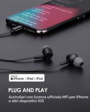 Carica l'immagine nel visualizzatore di Gallery, PALOVUE Cuffie Lightning Auricolari In Ear Compatibili per iPhone 14 13 12 11 Pro Max iPhone X XS Max XR iPhone 8 Plus i