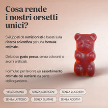 Carica l'immagine nel visualizzatore di Gallery, Bears with Benefits - Gommose Cheratina - Capelli &amp; Unghie - 30 pezzi
