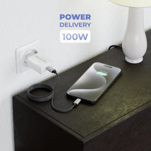 Carica l'immagine nel visualizzatore di Gallery, deleyCON 1,5m USB C Cavo (100W Ricarica Rapida) PD 3.0 - C a C - Cavo Ricarica per iPhone 17 16 15 Pro Max Air Galaxy A1