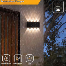 Carica l'immagine nel visualizzatore di Gallery, Voltix Applique da Parete LED 6W, Lampada da Parete per Interni ed Esterni, Luce Naturale, Design Moderno in Alluminio, 