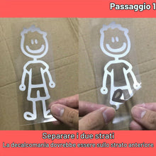 Carica l'immagine nel visualizzatore di Gallery, (Set di 10) Famiglia Felice Auto Etichetta, Impermeabile