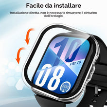 Carica l'immagine nel visualizzatore di Gallery, iVoler 3 Pezzi Cover con Vetro Temperato per Huawei Watch Fit 4, Copertura Completa Pellicola Protettiva Custodia Antiur