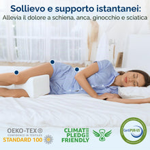 Carica l'immagine nel visualizzatore di Gallery, 5 STARS UNITED Cuscino Gambe per Dormire, Cuscino Ginocchia per Dormire