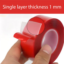 Carica l'immagine nel visualizzatore di Gallery, Dpm tapes - Nastro Biadesivo Trasparente in Schiuma Acrilica per Strisce LED, Accessori Auto e Montaggi Invisibili, 1 mm
