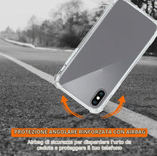 Carica l'immagine nel visualizzatore di Gallery, Cover Trasparente per iPhone XS/iPhone X, Custodia Resistente in TPU, Anti Urto con Angoli Rinforzati, Protezione Bordi 