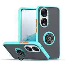 Carica l'immagine nel visualizzatore di Gallery, XINYEXIN Cover per Honor 90 5G, Traslucida Custodia Antiurto Antigraffio con Supporto Anello a 360°, PC + TPU Bumper Cas