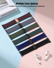 Carica l'immagine nel visualizzatore di Gallery, Cinturino Nylon Compatibile con Cinturino Apple Watch 44mm 45mm 46mm 49mm