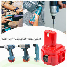 Carica l'immagine nel visualizzatore di Gallery, 12V 4,8Ah Batteria per Makita PA12 1220 1222 1233 1200 1234 1235 1235B 1235F 1235A 192696-2 192698-8 192598-2 192681-5 1