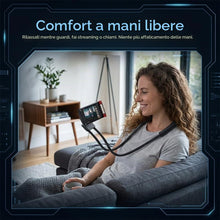 Carica l'immagine nel visualizzatore di Gallery, Supporto Telefono Letto,Supporto Universale Per Smartphone, Da Appendere Al Collo, Rotazione Libera Fai Da Te Per Moltep