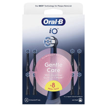 Carica l'immagine nel visualizzatore di Gallery, Oral-B Testine di Ricambio iO Gentle Care, Nere, 8 Ricambi