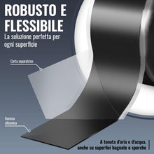 Carica l'immagine nel visualizzatore di Gallery, POPPSTAR Nastro in silicone autoagglomerante, 3m x 25mm, nastro isolante e sigillante (acqua, aria), nero, 1 rotolo