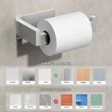 Carica l'immagine nel visualizzatore di Gallery, Auxmir Porta Carta Igienica 2 Pz Acciaio Inox 304, Portarotolo Carta Igienica Adesivo, Antiruggine, Senza Foratura per B