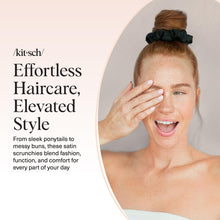 Carica l'immagine nel visualizzatore di Gallery, Kitsch Scrunchies Di Raso Per Capelli Per Le Donne - Più Morbido Di Seta Scrunchies | Scrunchies Di Raso Per Le Ragazze 