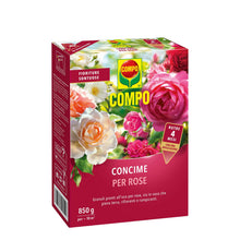 Carica l'immagine nel visualizzatore di Gallery, COMPO Concime Granulare Per Rose, In Vaso o Piena Terra, 850g