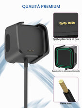 Carica l'immagine nel visualizzatore di Gallery, Caricabatterie USB da 1 m compatibile con Fitbit Versa 2 Dock di ricarica antiscivolo Supporto per cavo di ricarica per 