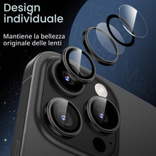 Carica l'immagine nel visualizzatore di Gallery, JETech Pellicola Fotocamera per iPhone 15 Pro/15 Pro Max, Titanio Nero