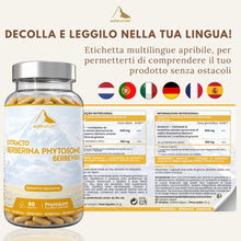 Carica l'immagine nel visualizzatore di Gallery, ALPS NATURE Berberine Fitosomada Berbevis® 600 mg – 60 Capsule per 30 giorni - Berberina Liposomiale Pura - Berberina ad