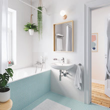Carica l'immagine nel visualizzatore di Gallery, GROHE Start Cosmopolitan QuickFix, Gancio per accappatoio (metallo, fissaggio nascosto, viti e tasselli inclusi, montagg