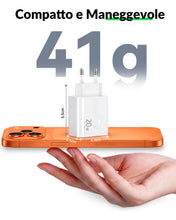 Carica l'immagine nel visualizzatore di Gallery, 20W Caricatore Caricabatterie USB C + 2M Cavo per iPhone 18 Pro Max 17 16