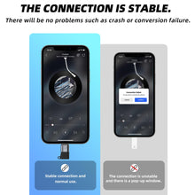 Carica l'immagine nel visualizzatore di Gallery, Adattatore audio OTG da USB C femmina a Lightning maschio, per iPhone 14, 13 Pro Max, per Apple Stick per iPad, cavo (3 
