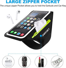 Carica l'immagine nel visualizzatore di Gallery, Fascia da Braccio porta telefono per corsa con Borsa Auricolare, Fascia Sportiva Running Porta Cellulare Fascia Braccio 