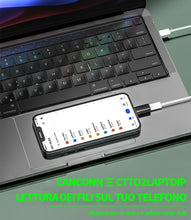 Carica l'immagine nel visualizzatore di Gallery, Adattatore usb c femmina a lightning maschio(3pack)per iPhone 14 pro max ricarica rapida connettore type-c cavo per Appl