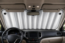 Carica l'immagine nel visualizzatore di Gallery, Terryshop74® Parasole Auto Anteriore Riflettente 140 x 70 cm – Protezione dal Sole e dal Calore – Pieghevole a Fisarmoni