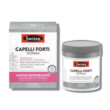 Carica l'immagine nel visualizzatore di Gallery, Swisse Capelli Forti Donna, Integratore Alimentare che Combina Vitamine, Minerali ed Estratti di Erbe Naturali, Utili pe