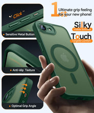 Carica l'immagine nel visualizzatore di Gallery, CANSHN Magnetica Cover per iPhone 16e/iPhone 17e(6.1 Pollici),Compatibile con MagSafe, [Protezione Completa Della Fotoca