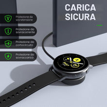 Carica l'immagine nel visualizzatore di Gallery, MoKo Caricatore Compatibile con Samsung Galaxy Watch 7/Ultra/FE/6/6 Classic/5/5 Pro/4/4 Classic/3/Active 2/Active, Caric