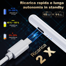 Carica l'immagine nel visualizzatore di Gallery, BAZO Penna Compatibile con iPad 2018-2025, Penna per iPad Palm Rejection, Ricarica Rapida, Sensibilità All'inclinazione,