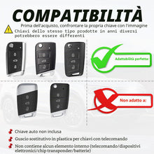 Carica l'immagine nel visualizzatore di Gallery, Cover Chiave Auto per VW Golf 7 Polo Tiguan T-Roc T-Cross Taigo