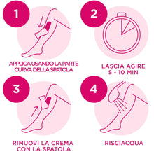 Carica l'immagine nel visualizzatore di Gallery, Veet Crema Depilatoria per Gambe, Braccia, Ascelle e Zona Bikini, 2 Confezioni da 200 ml