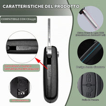Carica l'immagine nel visualizzatore di Gallery, 2 Tasti Guscio Chiave Auto CE0536 Compatibile con Peugeot 207 307 308 SW 3008 5008 Partner e Citroen C3 Picass C2 C4 C5 