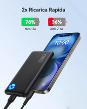 Carica l'immagine nel visualizzatore di Gallery, INIU Power Bank, Ultra Sottile 3A Ricarica Rapida 10000mA Powerbank