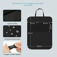Carica l'immagine nel visualizzatore di Gallery, Cozary Proteggi Sedile Auto Bambini 2 Pezzi, 70 x 50 cm, Nero