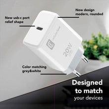 Carica l'immagine nel visualizzatore di Gallery, Cellularline | Caricabatterie da Rete | Caricabatterie da rete USB-C 20W per la carica alla massima velocità di iPhone 8