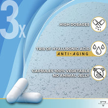 Carica l'immagine nel visualizzatore di Gallery, ACIDO IALURONICO | Acido Ialuronico Capsule | Formula Multimolecolare ad Alti Dosaggi ad Alto, Medio e Basso Peso Moleco