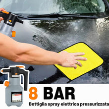 Carica l'immagine nel visualizzatore di Gallery, Pompa Irroratrice a Batteria 2L, Spruzzatore di Schiuma con 2 Ugelli, Spruzzatore di Schiuma Elettrico da 2300 mAh, per 