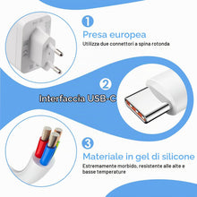 Carica l'immagine nel visualizzatore di Gallery, 80W Caricabatterie USB-C per Op po Super VOOC, con Cavo USB C 1M