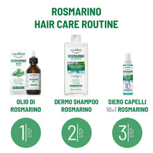 Carica l'immagine nel visualizzatore di Gallery, Equilibra Rosmarino Ialuronico Dermo Shampoo Rinforzante, 265 ml