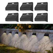 Carica l'immagine nel visualizzatore di Gallery, Smiling Shark Luce Solare LED Esterno, Applique Solare da Esterno Lampada Solare da Parete IP65 Impermeabile Luci da Est