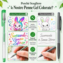 Carica l'immagine nel visualizzatore di Gallery, Melifluo Penne Gel Colorate Glitterate, Set da 120 Pezzi