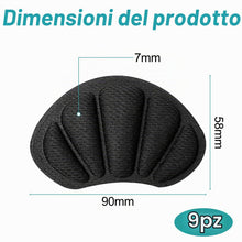 Carica l'immagine nel visualizzatore di Gallery, Traxenta 9 Paia Cuscinetti per Scarpe, Proteggi Tallone per Scarpe, Unisex
