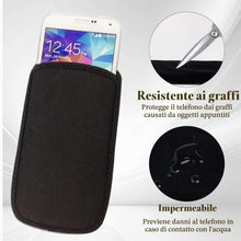 Carica l'immagine nel visualizzatore di Gallery, Custodia universale per telefono in neoprene, Custodia per telefono, Custodia protettiva antiurto universale in neoprene